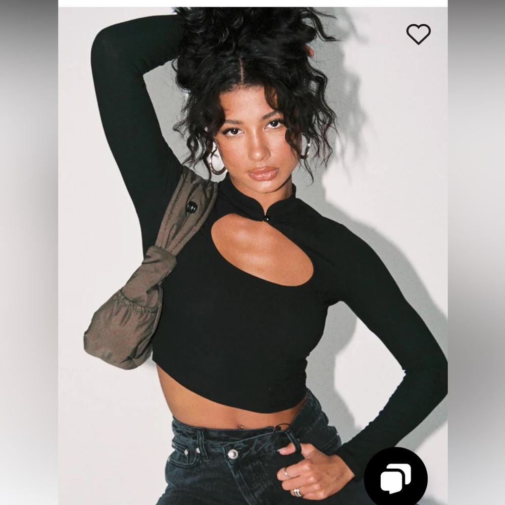 Princess Polly Carenza Black Top